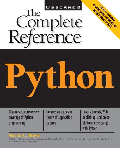 Python The Complete Reference — Martin C. Brown