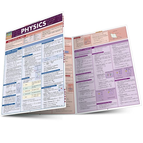 Physics Laminated QuickStudy Reference Guide — Eric Hines