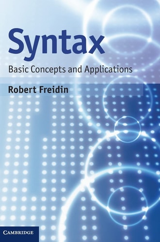 Syntax Basic Concepts and Applications — Robert Freidin